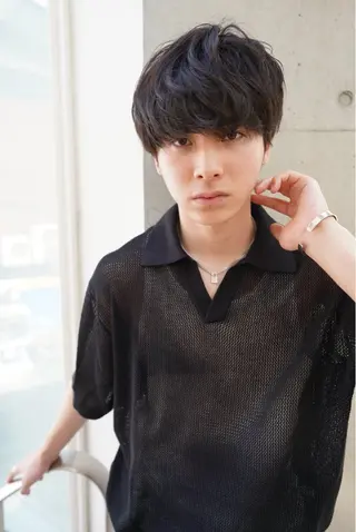 メンズ 横浜/ショート/ レイヤーカットのヘアスタイル