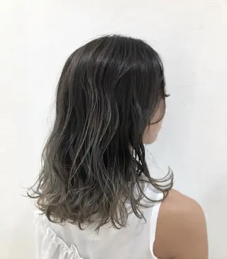 ミディアム カラー ニュアンスカラー🫧 加納のヘアスタイル