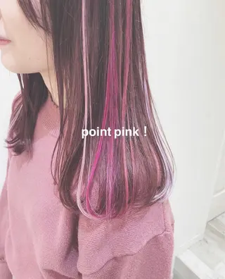 セミロング カラー HAUS 片山みほのヘアスタイル