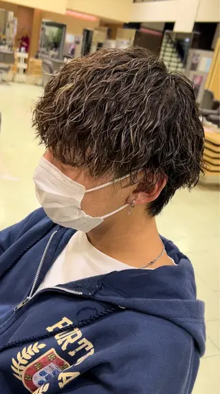 パーマ メンズ メンズカット松戸/韓 国/メンズパーマ航太のヘアスタイル