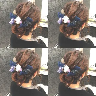 ミディアム ヘアアレンジ 🌷MAYU 🌷のヘアスタイル