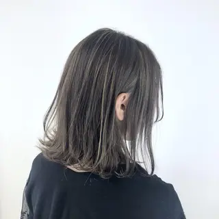 ミディアム カラー レイヤー,ボブ / 彩未のヘアスタイル