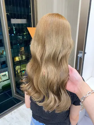 セミロング カラー レイヤー/韓国❣️ 髪質改善/亘紘輝のヘアスタイル