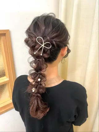 ヘアアレンジ 推し活＊イベントヘア 💕ゆり🐈🐾のヘアスタイル