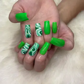 ネイル Amber21.所属・Nagahama Akariのネイルデザイン