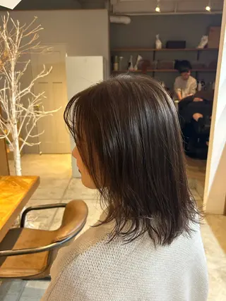 セミロング カラー add-hair所属・add-hair日下 翔太のヘアスタイル