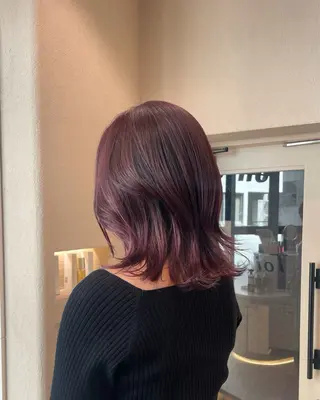 ミディアム カラー 暖色系カラー/オリー ブカラー💚宮城のヘアスタイル