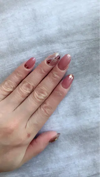 ショート ネイル シンプルネイル EMIKOのネイルデザイン