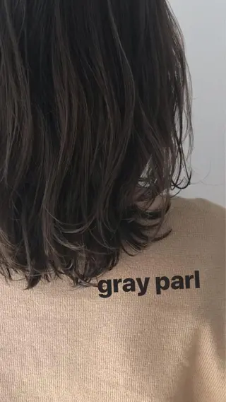 ミディアム カラー パーマ×ウルフカット koya☆のヘアスタイル