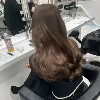 ロング カラー ヘアアレンジ レイヤー/艶ベージュ /🎀Saki🎀のヘアスタイル