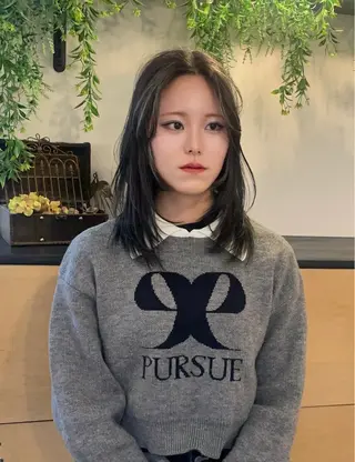 セミロング カラー モテるブラウンカラー の達人Tomoyaのヘアスタイル