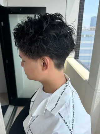 ショート パーマ メンズ メンズ特化 パーマ/オザワのヘアスタイル