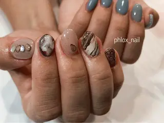 ネイル s/w ＿shokoのネイルデザイン