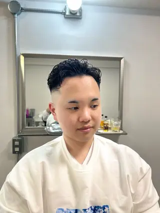 ショート パーマ メンズ 【メンズ限定理容師】 菊池けんたのヘアスタイル