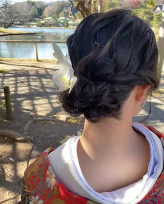 セミロング 🩰六本木 ヘアセット🌙あやののヘアスタイル