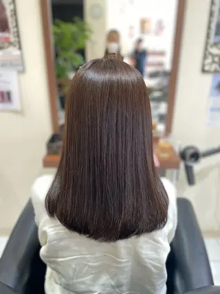 ロング カラー 横手 亜紀のヘアスタイル
