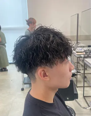 ショート パーマ メンズ メンズ特化🔥 金子直斗のヘアスタイル