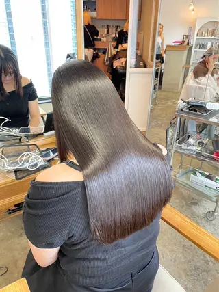 透明感ワンカラー梅田 ダブルカラー/川上のヘアスタイル