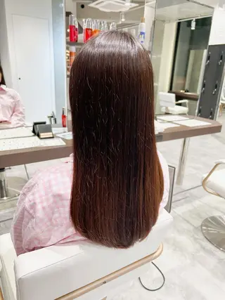 ロング パーマ/イルミナ カラー 三浦菜々子のヘアスタイル