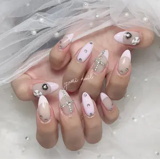 ネイル 𝐲𝐮𝐦𝐢🎀 長さ出しデザイン専門のネイルデザイン