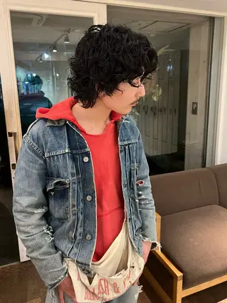 パーマ 天王寺美容室/暖色 カラー/chikaのヘアスタイル