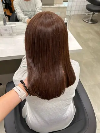 カラー 透明感ベージュ🤎 ナチュラルレイヤーのヘアスタイル