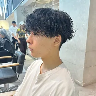 メンズ ハイトーン/パーマ/ メンズ / 櫻本🌐のヘアスタイル