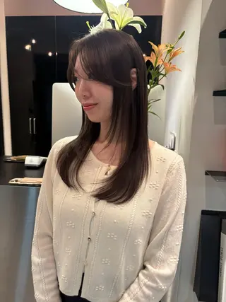 ロング カラー riria/ボブ /透明感カラー🎀のヘアスタイル