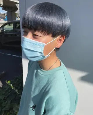 ショート カラー カノエ 乃木店のヘアスタイル