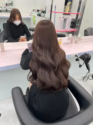 ロング カラー パーマ ヘアアレンジ メンズ 🤍透明感カラー🤍 ブリーチ🤍AINEのヘアスタイル