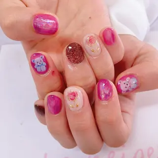 ネイル La neige* yuki 🥯🍑のネイルデザイン