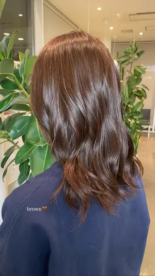 ミディアム カラー ヘアアレンジ DIFINOaoyama所属・🎧ayaka/ボブ /透明感カラー🩵のヘアスタイル