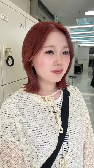 カラー mayu/ブリーチ/ layer/似合わせのヘアスタイル