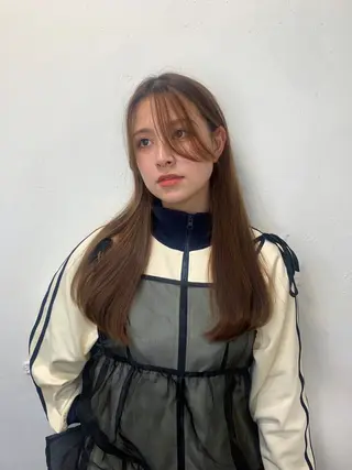 ロング カラー ‎🤍 SAKURA‎🤍のヘアスタイル