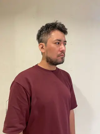 ショート メンズ 渋谷 留菜のヘアスタイル