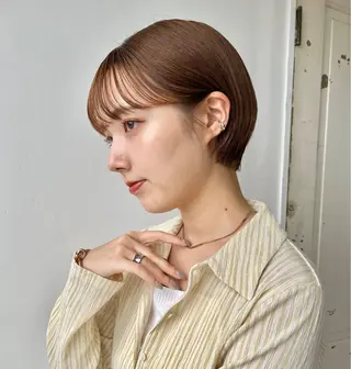 ショート カラー 🌿ショート🌿 パーマ🌿淳平のヘアスタイル