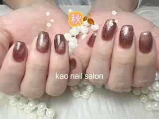 ネイル kao nail マグネット/長さだしのネイルデザイン