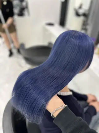 カラー 🤍ྀི透ける寒色 Cocoa🤍ྀིのヘアスタイル