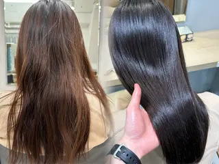 ロング カラー 池袋レイヤーカット/ 顔まわりtaigaのヘアスタイル