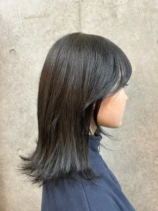 カラー すずき さくやのヘアスタイル