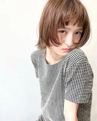 ミディアム カラー HARU//原宿🤍 リピート率NO.1のヘアスタイル