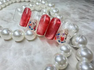 ネイル (∩_∩)ミモネイル /eyelashのネイルデザイン