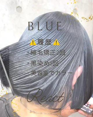 ミディアム カラー ブリーチカラー/ 寺口佳希のヘアスタイル