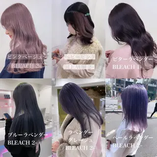 ロング カラー トレンドカラー MAHOのヘアスタイル