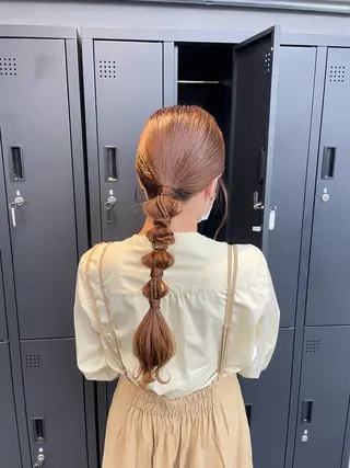 ロング 透明感🍨レイヤー ヘアセット/miyuのヘアスタイル