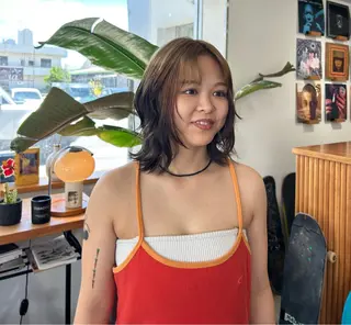 ミディアム AOI✖️ BY MY SIDEのヘアスタイル