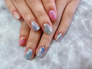 ネイル ネイルリボン 石田のネイルデザイン