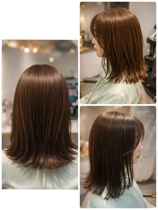 セミロング The Apartment of Solon Citta 船橋609所属・髪質改善/縮毛矯正/ 美髪/個室/ハラのヘアスタイル