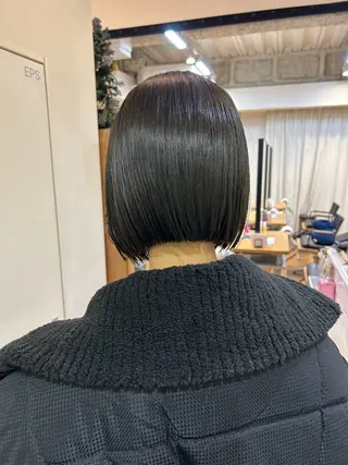 ショート カラー 、 、のヘアスタイル