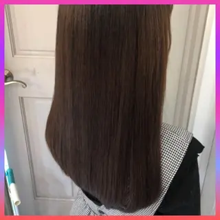 セミロング 髪質改善縮毛矯正 リピートNo.1米倉のヘアスタイル